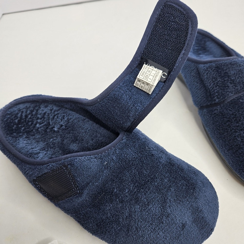 Vionic Emily Slippers Blue Size 7 Podiatrist Designed Heel To Toe 10.5" - Picture 12 of 12